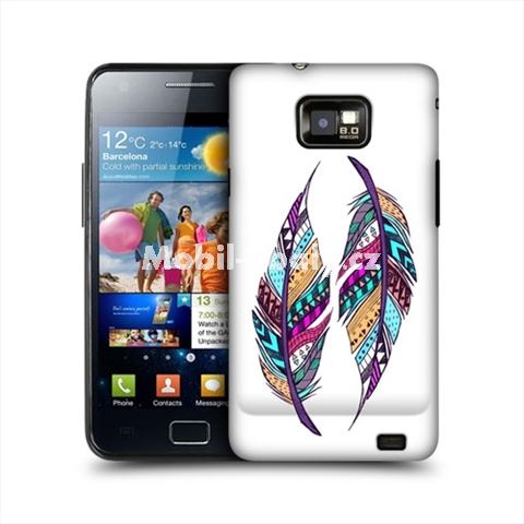 HEAD CASE obal na mobil Samsung Galaxy i9100 S2 Aztécké pírko