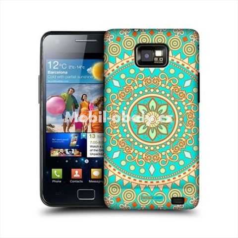 HEAD CASE obal na mobil Samsung Galaxy i9100 S2 Indický vzor Mandala