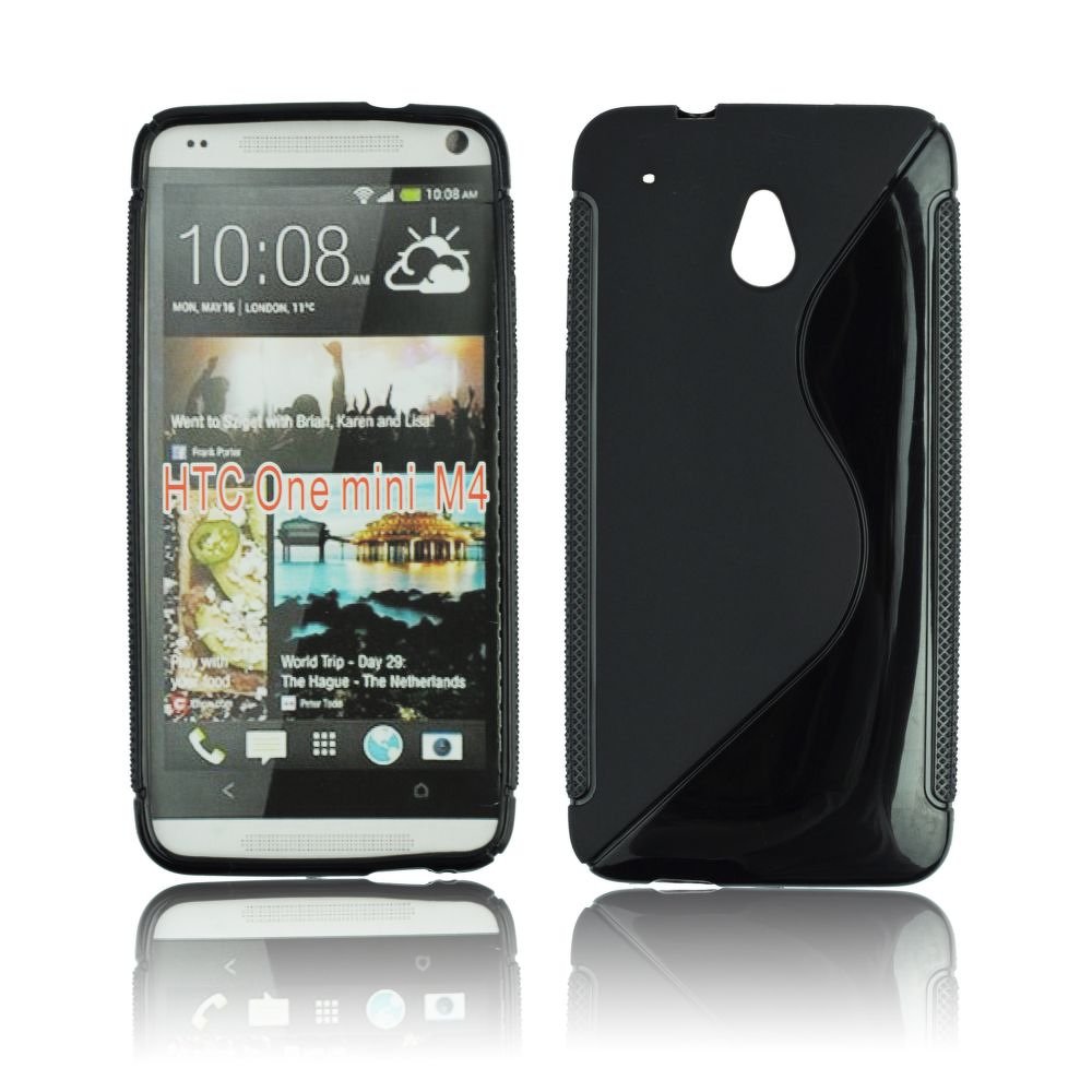 Obal na mobil HTC one MINI černý silikon