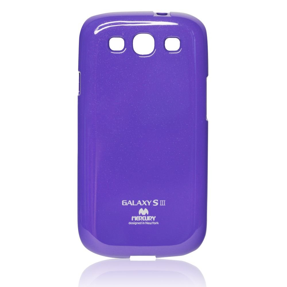 Pouzdro MERCURY JELLY na mobil Samsung Galaxy S3 v barvě fialová třpytivá violet
