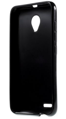 Pouzdro, kryt, obal SES na mobil VODAFONE Smart Prime 6 černá barva silikon