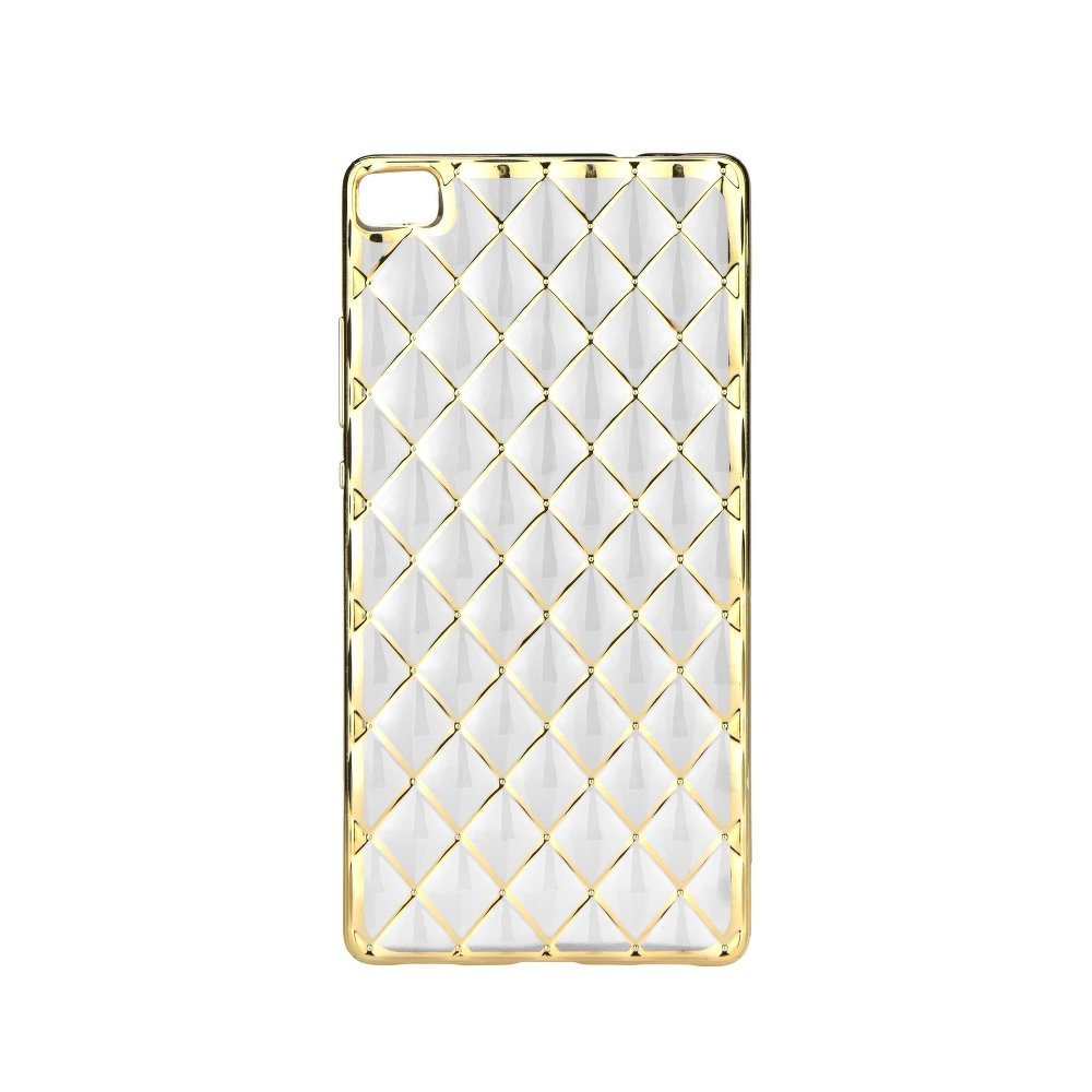 Silikonový obal LUXURY GEL CASE na mobil Huawei P8 zlatá