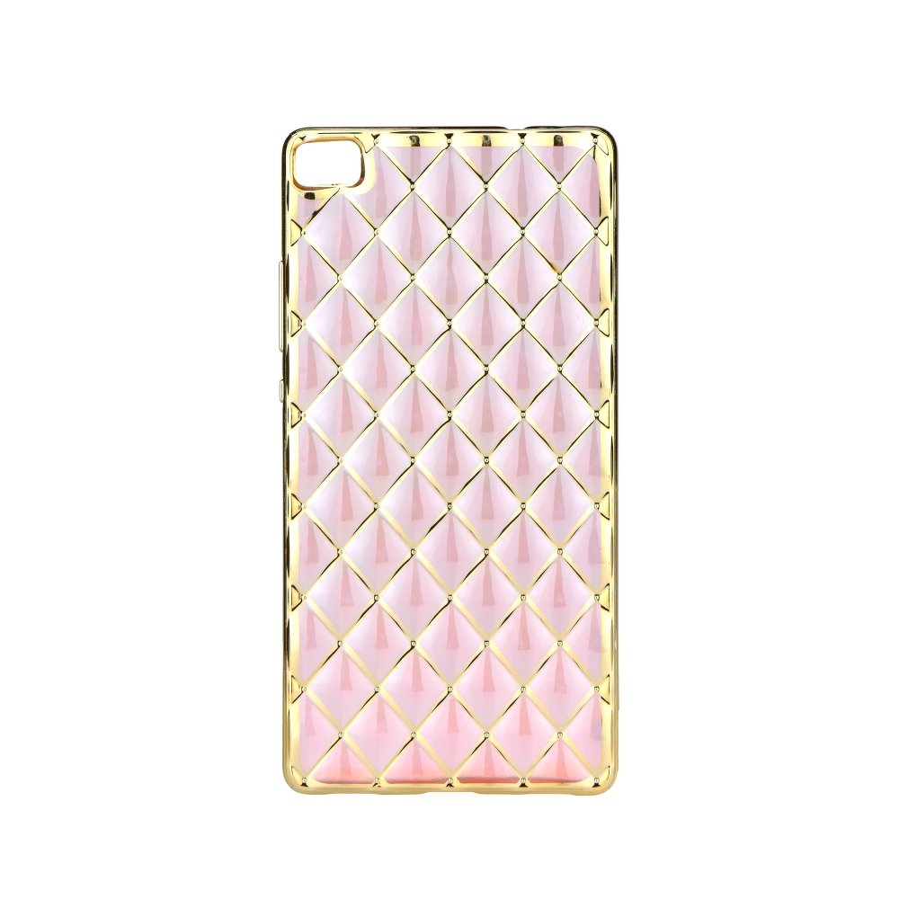 Silikonový obal LUXURY GEL CASE na mobil Huawei P8 zlatá, růžová