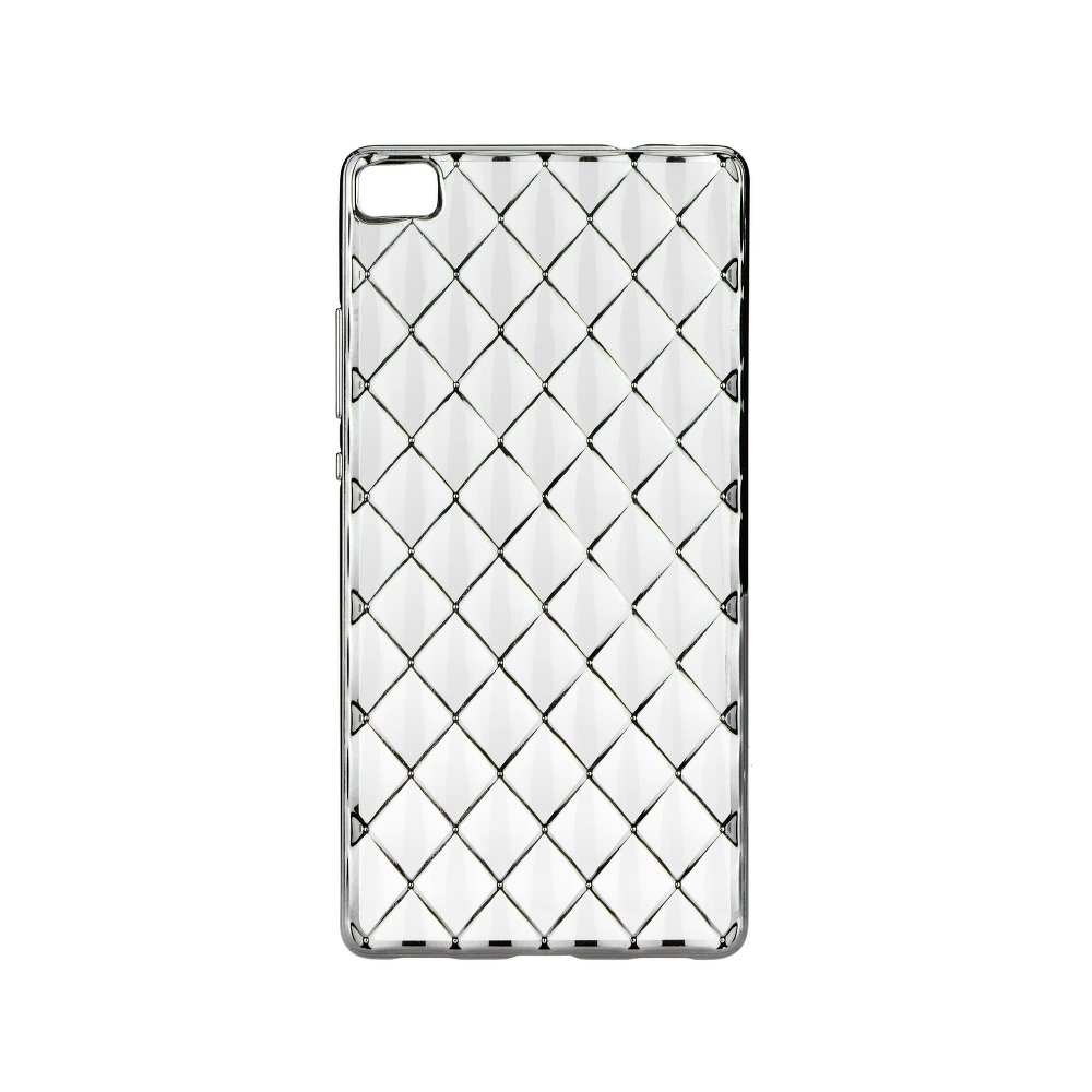 Silikonový obal LUXURY GEL CASE na mobil Huawei P8 šedá