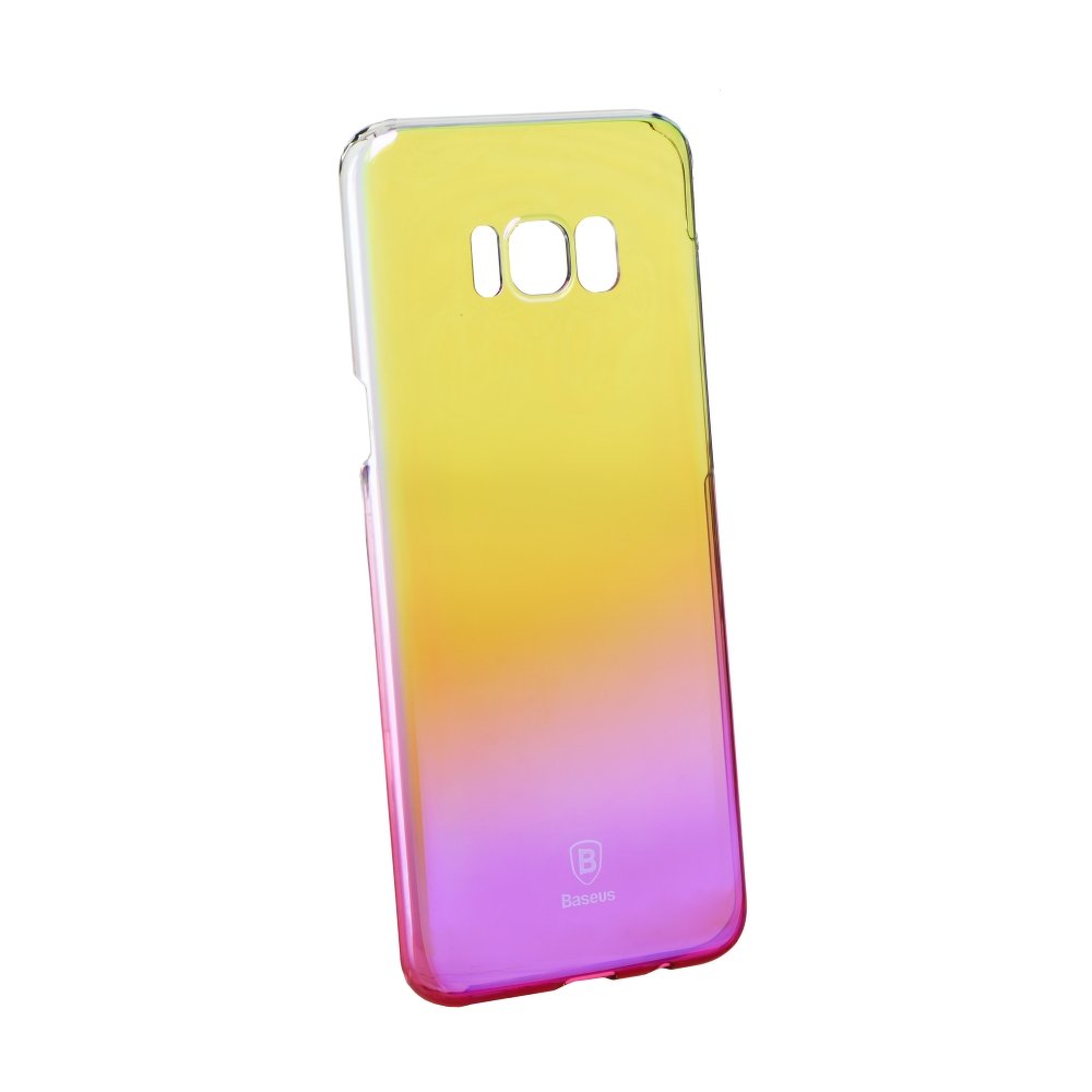Obal, kryt Samsung Galaxy S8 Baseus Glaze Case duhový růžový odstín
