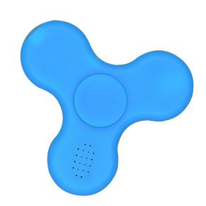Fidget spinner, prstule LED svítící a hrající modrá