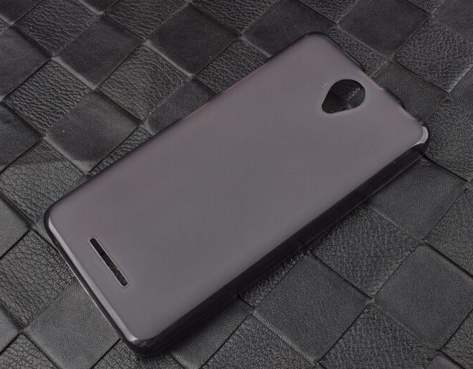 Obal SES na mobil Lenovo A5000/A5000 DUAL ultra tenký silikon šedá barva