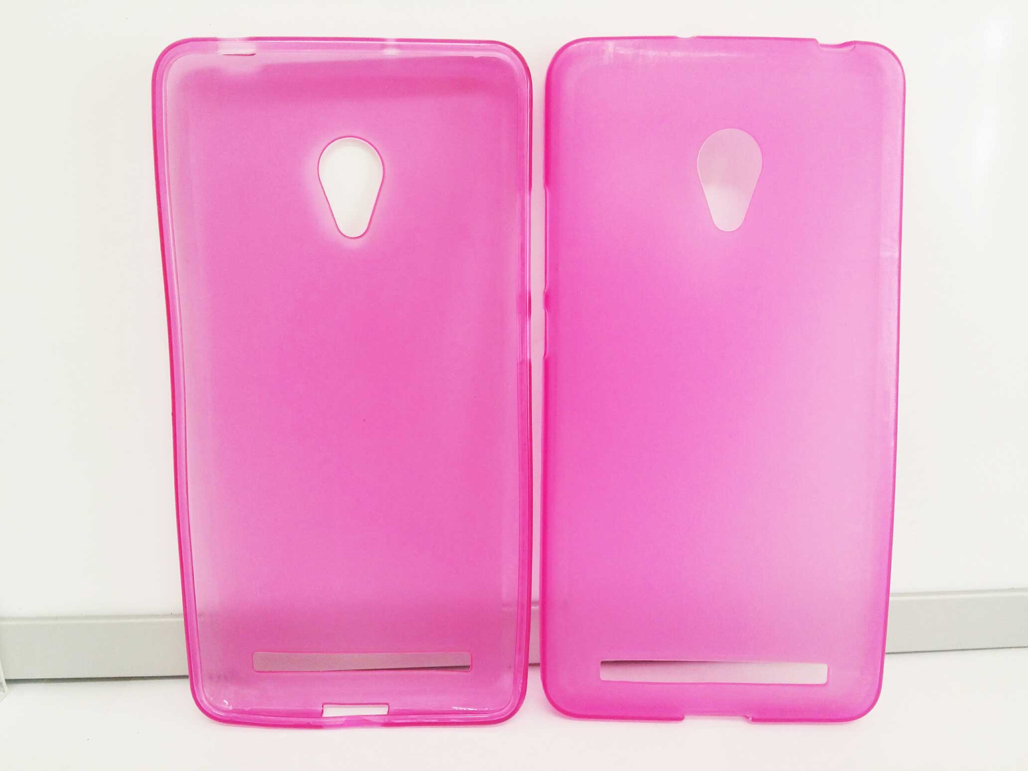Obal SES na mobil ASUS ZENFONE 6 ultra tenký silikon růžová barva
