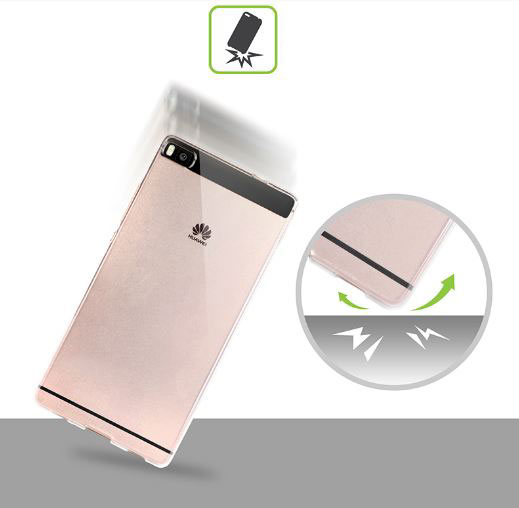 Silikonový obal na mobil Huawei Y7 PRIME HEAD CASE čirý
