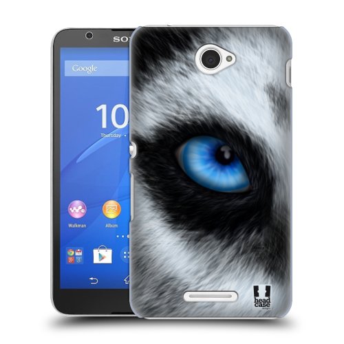 HEAD CASE obal na mobil Sony XPERIA E4 motiv pohled zvířete pes husky