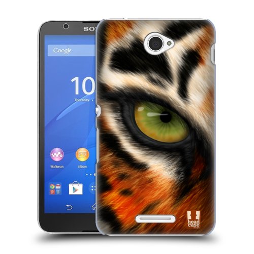 HEAD CASE obal na mobil Sony XPERIA E4 motiv pohled zvířete tygr