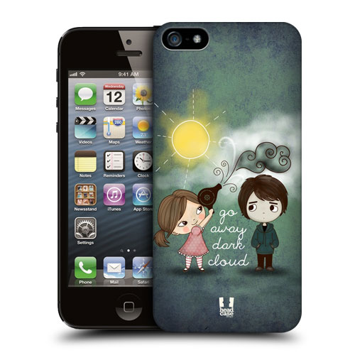 HEAD CASE plastový obal na mobil Iphone 5/5S motiv chlapec a dívka láska