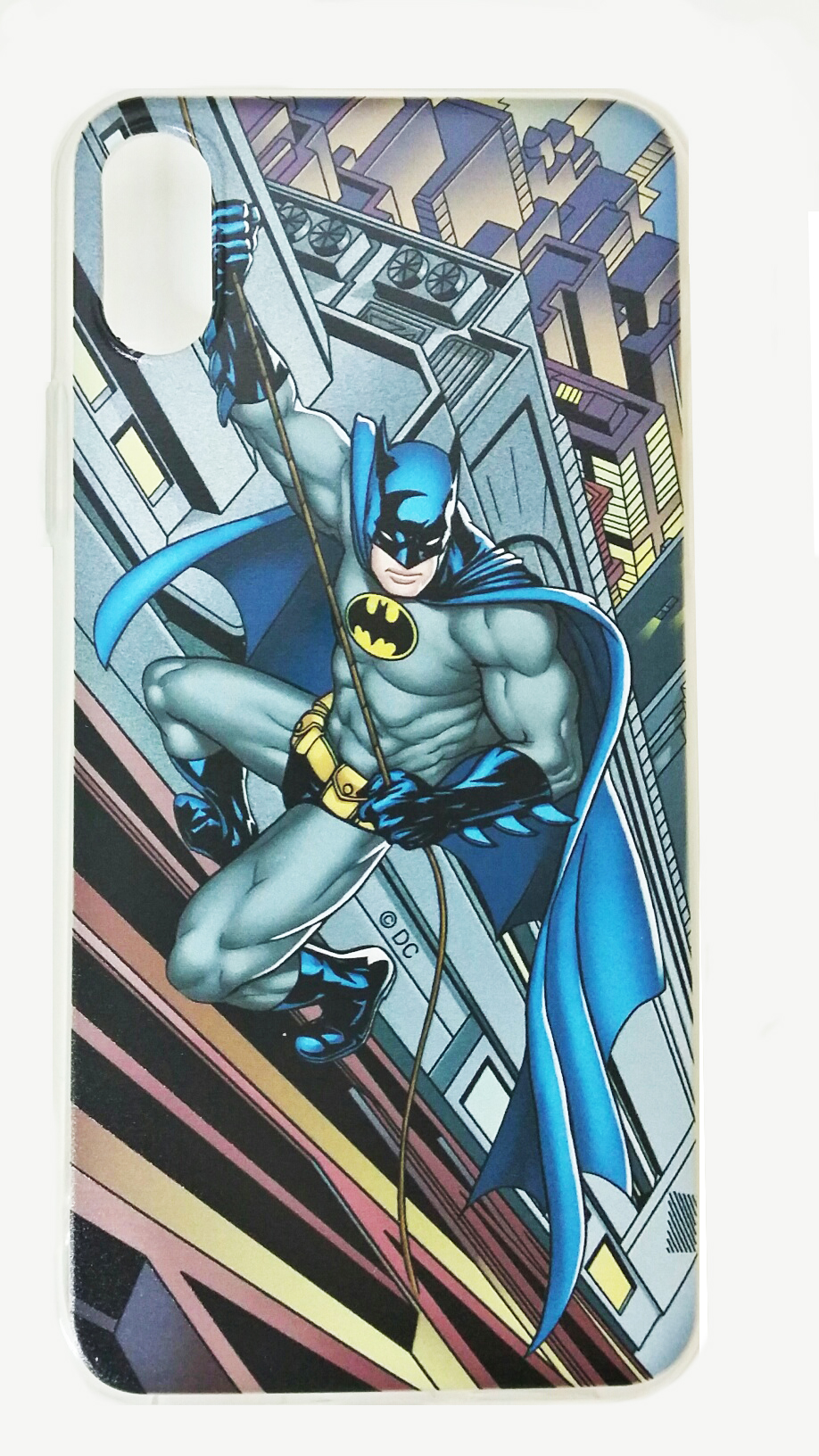Obal, kryt Apple Iphone X / XS DC Batman komixový vzor kreslený silikon