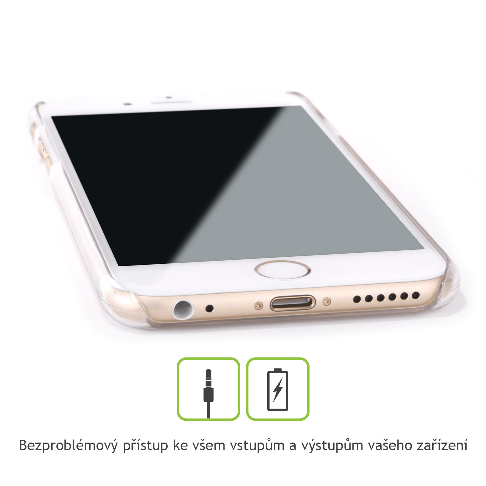 Plastové pouzdro na mobil Apple Iphone 6 PLUS / 6S PLUS čistý plast průhledný