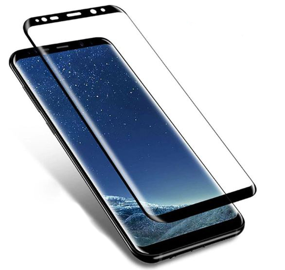 Roar Tvrzené sklo 5D pro Samsung Galaxy S8 černé okraje