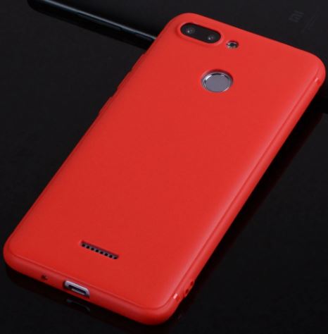 Silikonové pouzdro na mobil Xiaomi Redmi 6 - Forcell Soft - červená barva