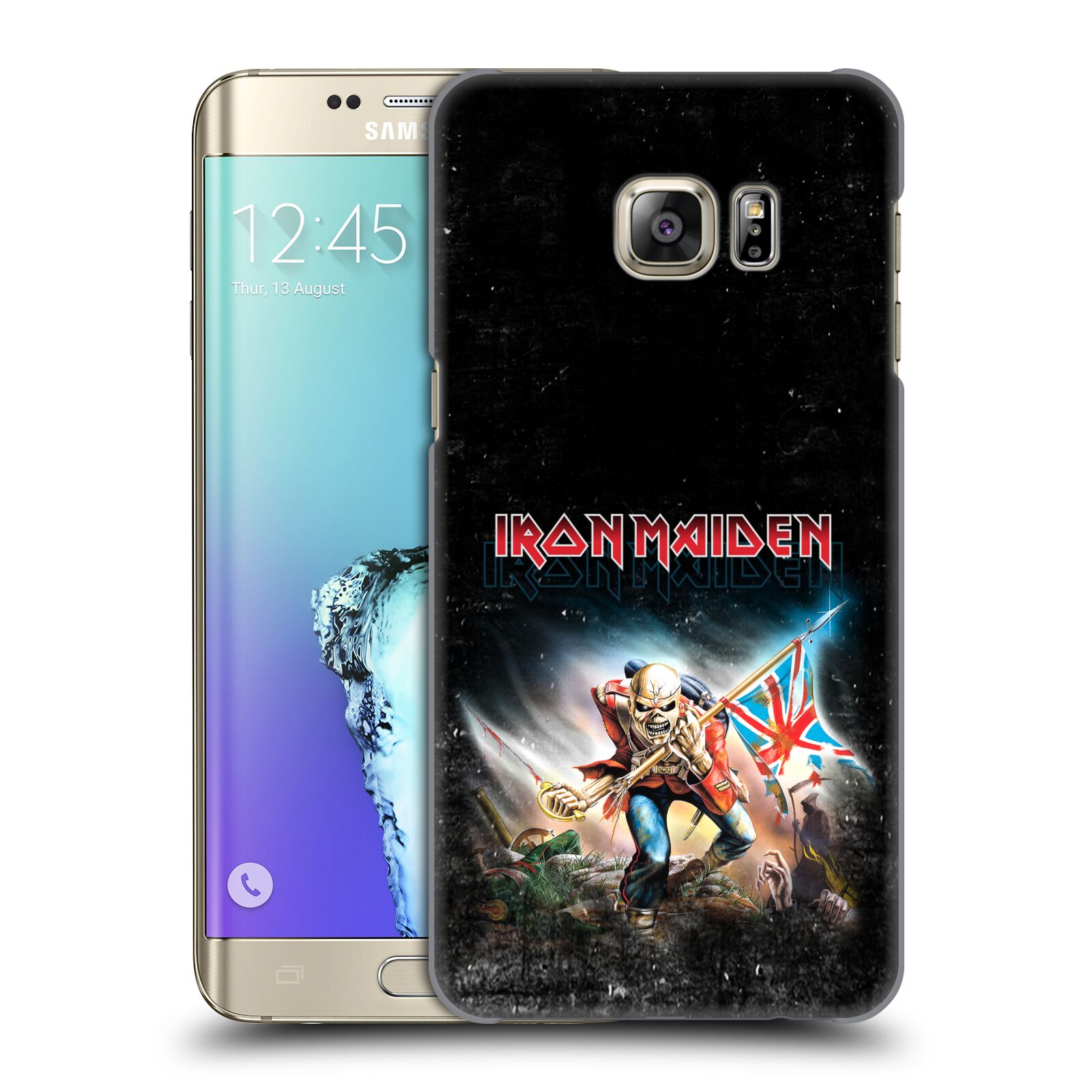 HEAD CASE plastový obal na mobil SAMSUNG Galaxy S6 EDGE+ PLUS Iron Maiden