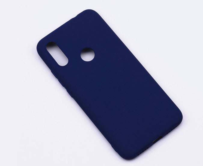 Silikonové pouzdro na mobil Xiaomi Redmi 7 - Basic - modrá
