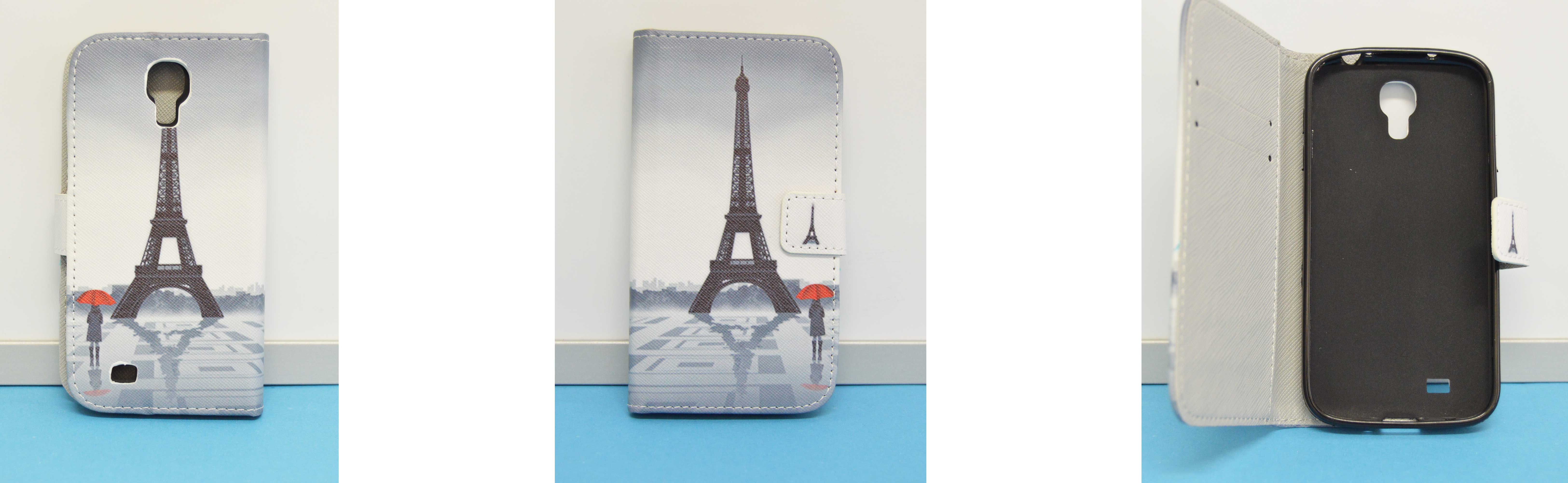 Pouzdro, kryt, obal na mobil S4 i9500 šedá Paříž Francie