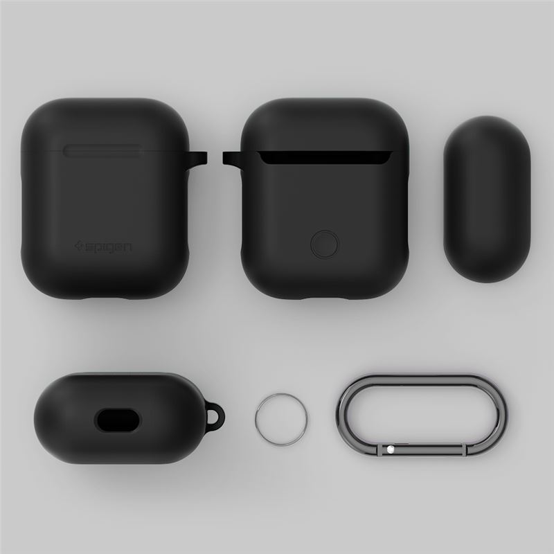 Pouzdro pro sluchátka Apple Airpods černý silikon