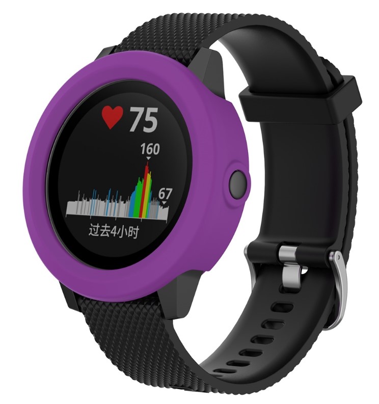 Silikonové pouzdro, obal pro chytré hodinky Garmin Vivoactive 3 fialová