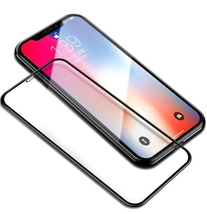 3D Tvrzené, ochranné sklo pro mobil Apple Iphone X/XS/11 Pro černé okraje
