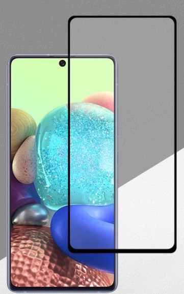 Roar Tvrzené sklo 5D pro Samsung Galaxy A71 černé okraje