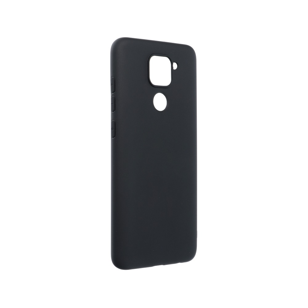 Pouzdro na mobil Xiaomi Redmi Note 9 silikonové černá barva