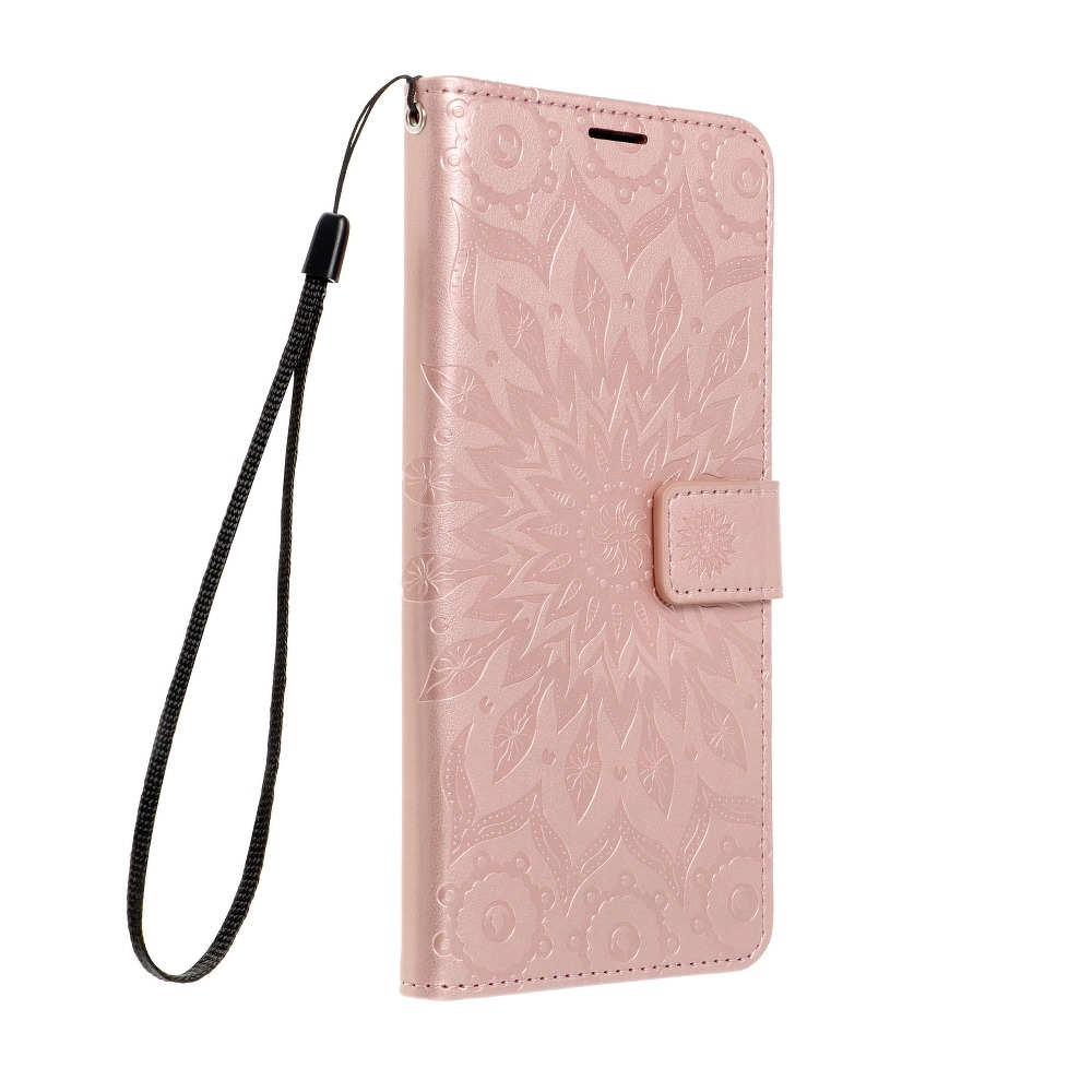 Pouzdro Forcell Mezzo pro mobil Samsung Galaxy A22 5G mandala růžovo zlatá