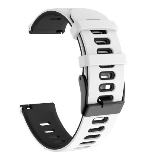 Dvoubarevný řemínek pro hodinky Garmin VivoActive 4 bílá a černá 