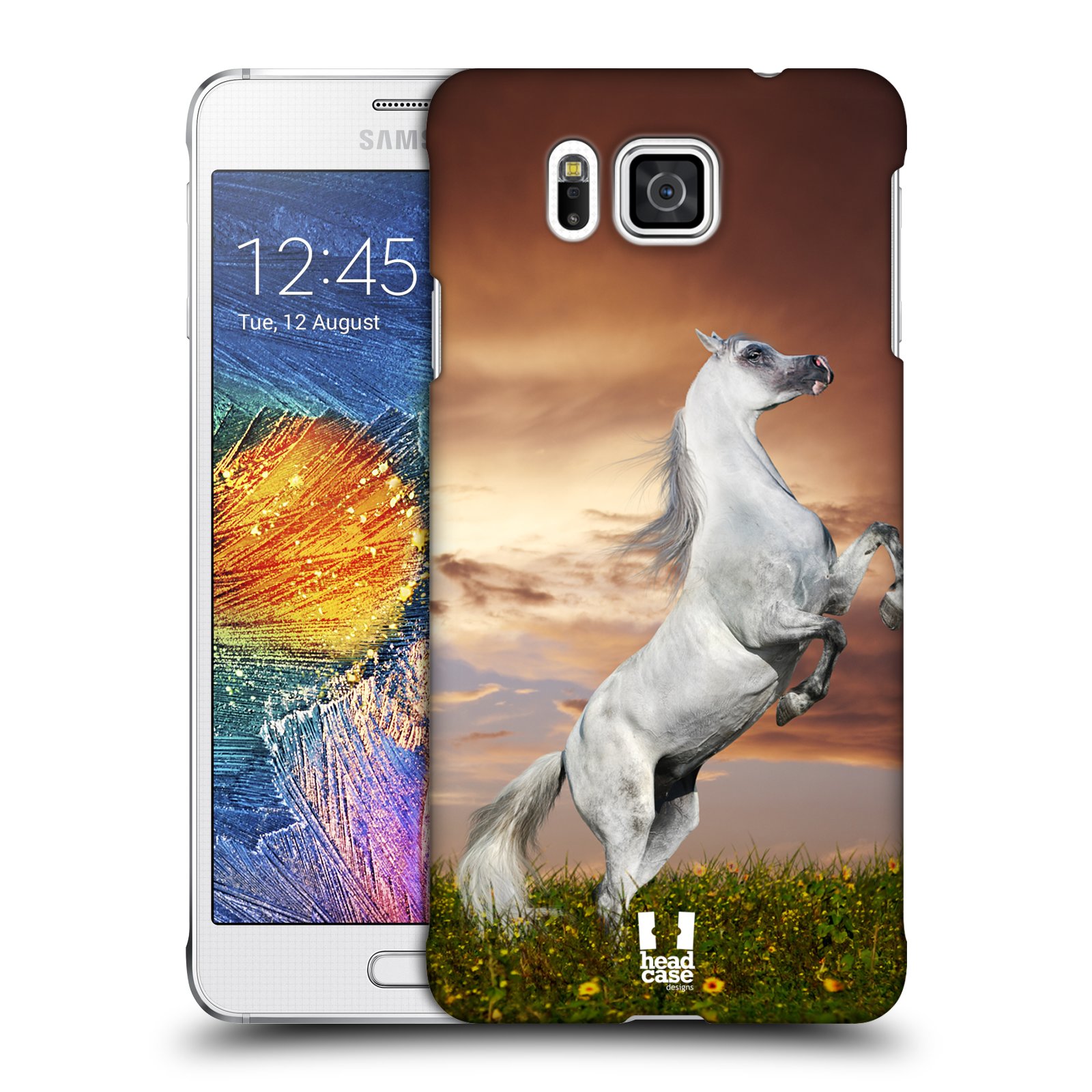 HEAD CASE pevný plastový obal na mobil Samsung Galaxy Alpha G850 kůň