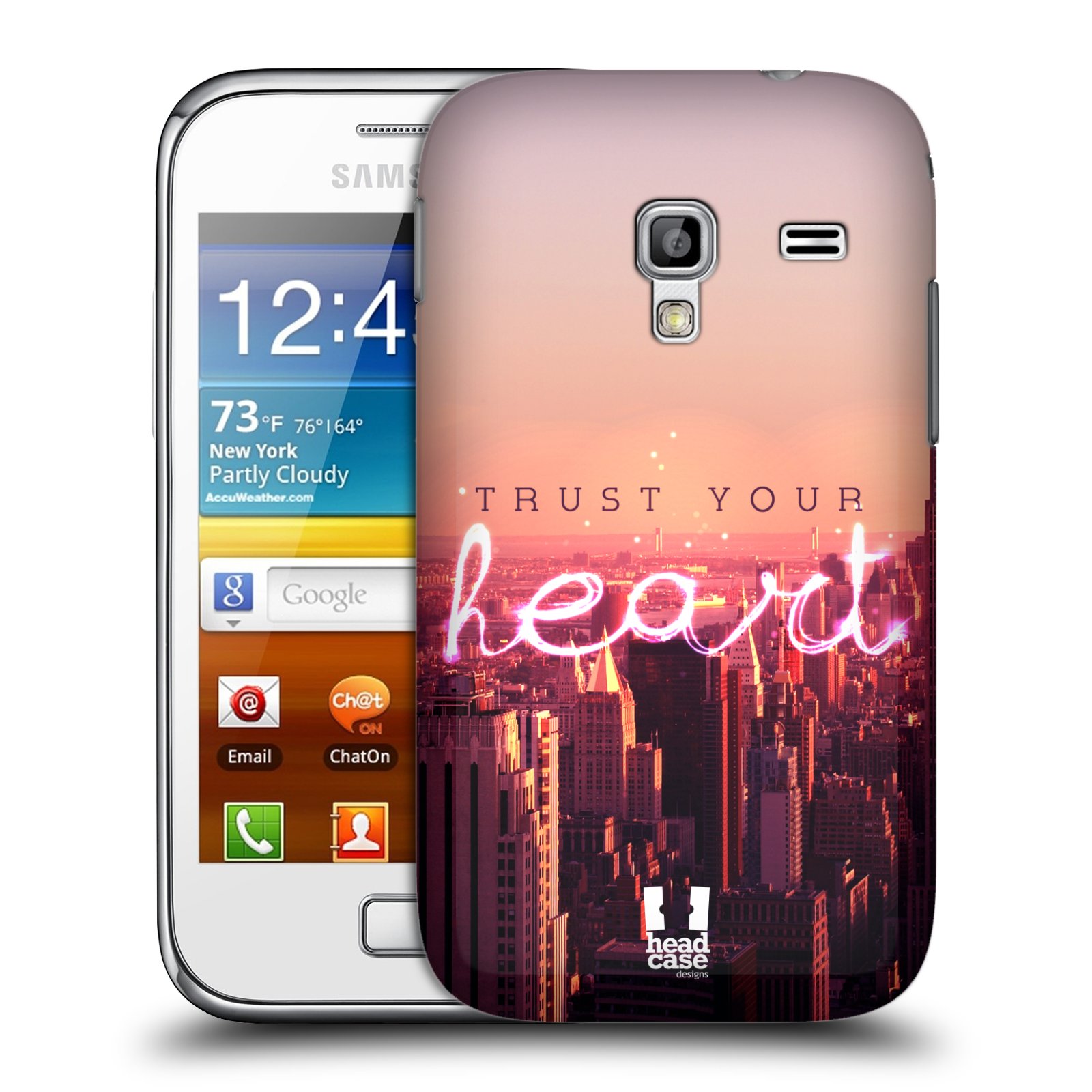 HEAD CASE pevný plastový obal na mobil Samsung Galaxy Ace Plus S7500 město