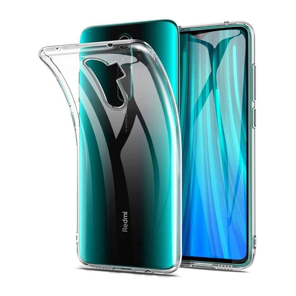 Silikonový obal na mobil Xiaomi Redmi 9 průhledný