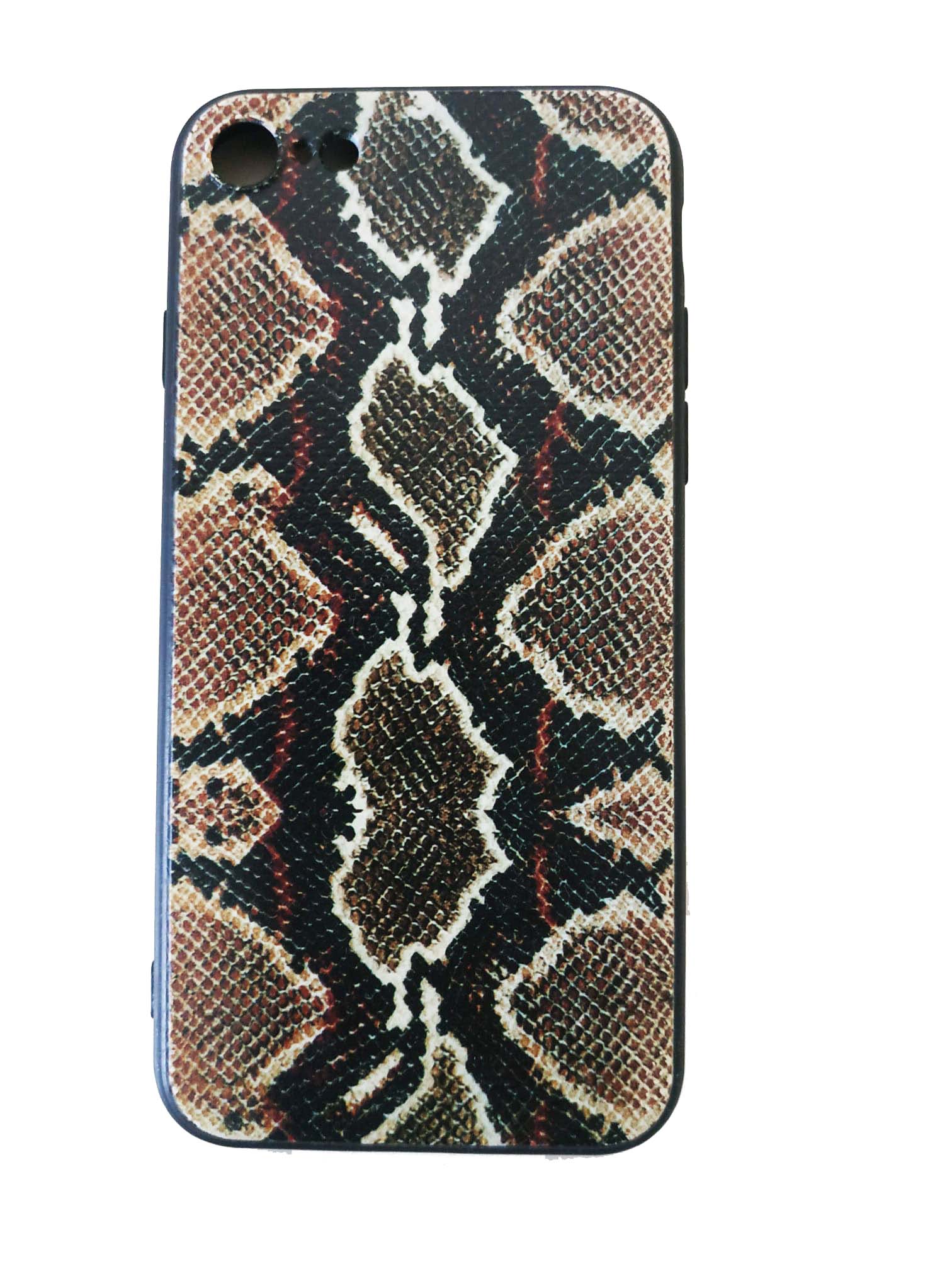 Zadní silikonový obal, kryt pro mobil Apple Iphone 7/8/SE2020 vzor hadí kůže