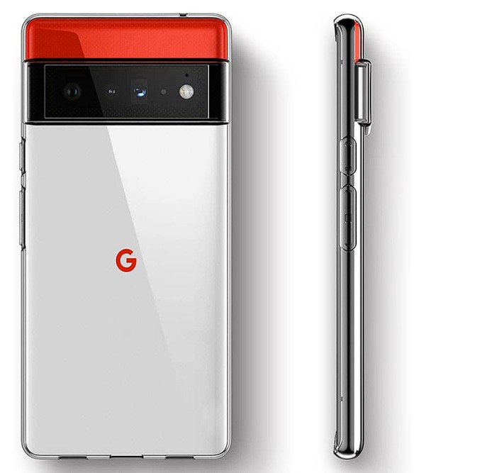 Transparentní kryt pro Google Pixel 6 tenký silikon