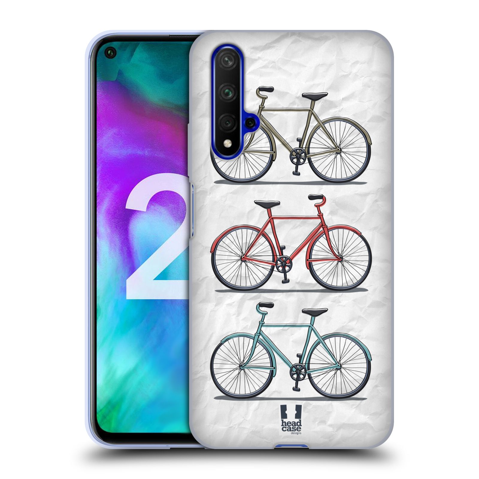 Silikonový obal na mobil Honor 20 - HEAD CASE - vzor Retro kola Favoritka