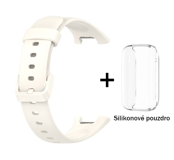 Mléčný bílý řemínek pro Xiaomi Smart Band 7 Pro