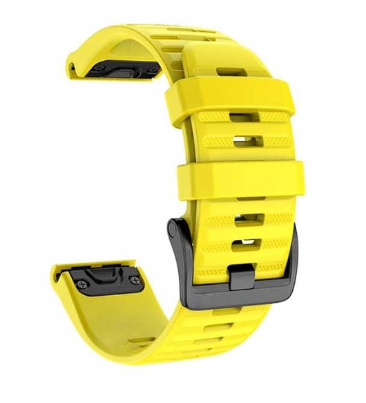 Žlutý řemínek pro hodinky Garmin Fenix 5X / 6X/ 7X