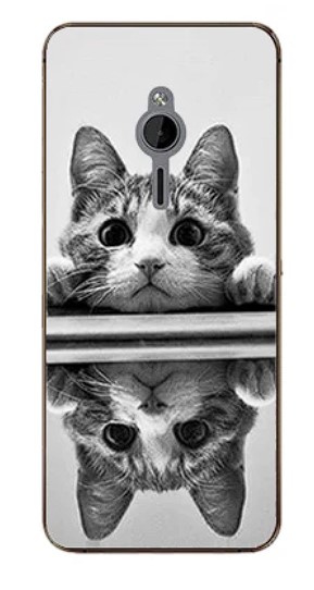 Silikonové pouzdro Nokia 230 kočička zrcadlo