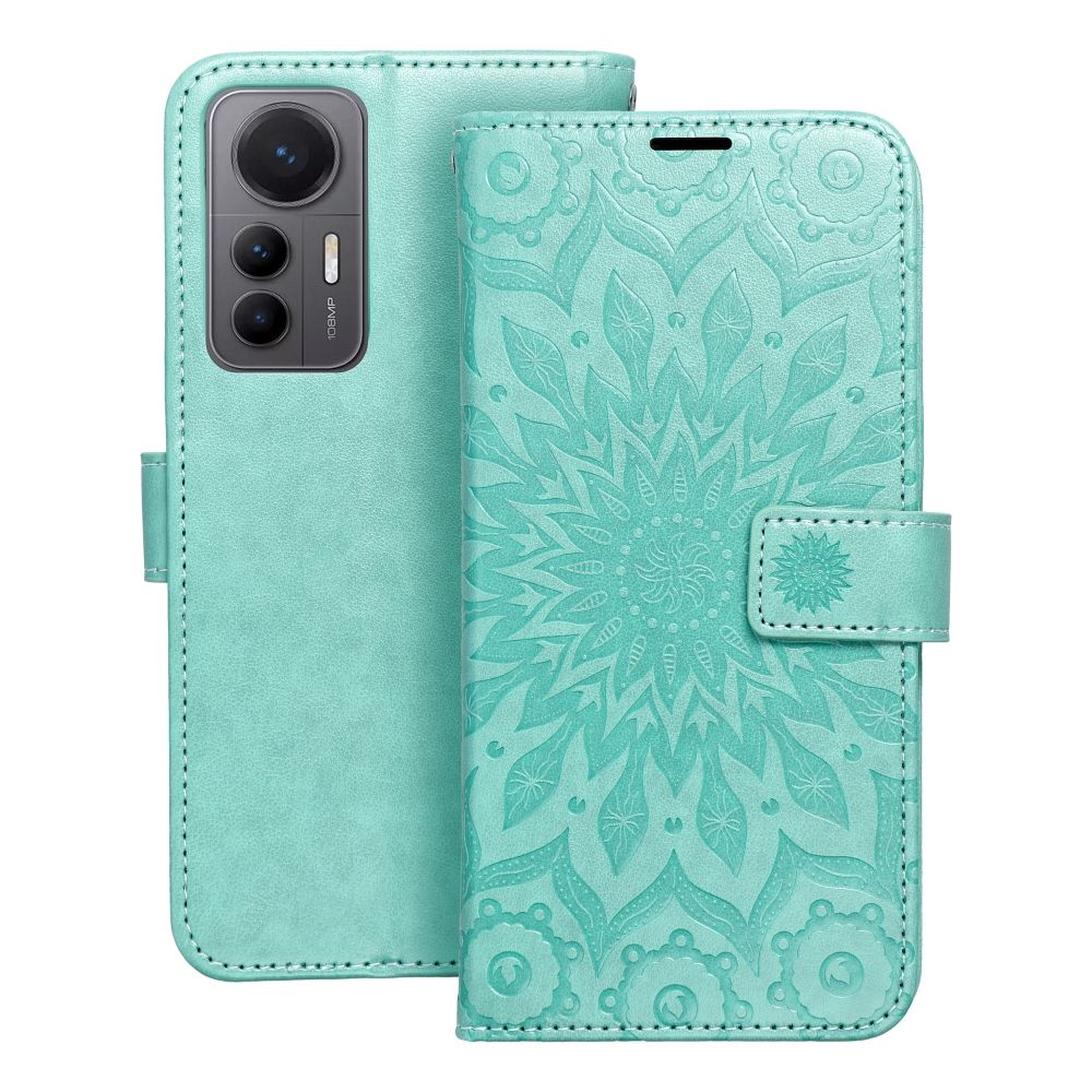 Pouzdro pro mobil Xiaomi 12 LITE zelená mandala