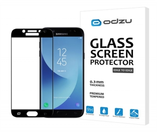 Ochranné tvrzené sklo Odzu pro mobil Samsung Galaxy J5 2017 černý okraj