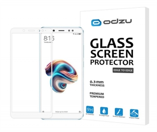 Ochranné tvrzené sklo pro mobil Xiaomi Redmi Note 5 bílé okraje