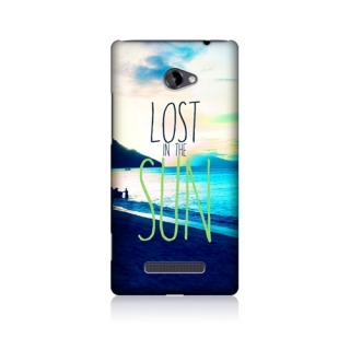 HEAD CASE obal na mobil HTC windows phone 8X Modrá Barva Lost in the Sun